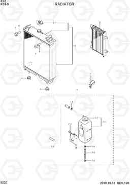 9220 RADIATOR R16-9, Hyundai