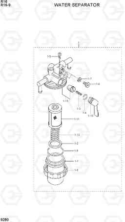 9280 WATER SEPARATOR R16-9, Hyundai