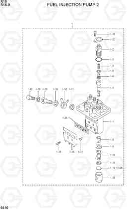 9310 FUEL INJECTION PUMP 2 R16-9, Hyundai