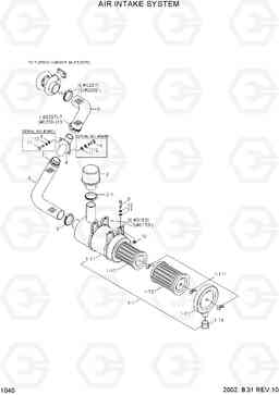 1040 AIR INTAKE SYSTEM R160LC-3, Hyundai