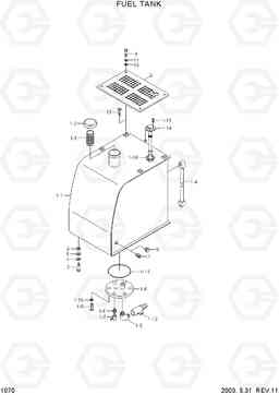 1070 FUEL TANK R160LC-3, Hyundai