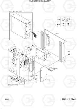 3050 ELECTRIC BOX ASSY R160LC-3, Hyundai