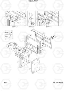 4023 COWLING 4 R160LC-3, Hyundai