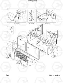 4024 COWLING 5 R160LC-3, Hyundai