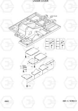 4040 UNDER COVER R160LC-3, Hyundai