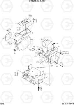 4073 CONSOLE BOX R160LC-3, Hyundai