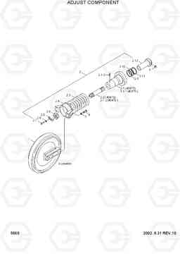 5060 ADJUST COMPONENT R160LC-3, Hyundai