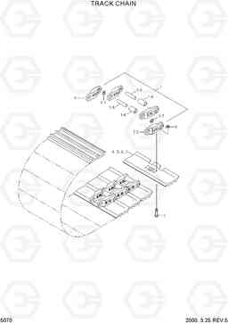 5070 TRACK CHAIN R160LC-3, Hyundai