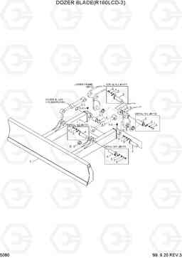 5080 DOZER BLADE(R160LCD-3) R160LC-3, Hyundai