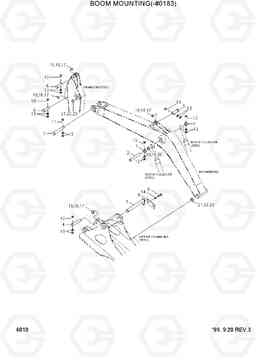 6010 BOOM MOUNTING(-#0183) R160LC-3, Hyundai