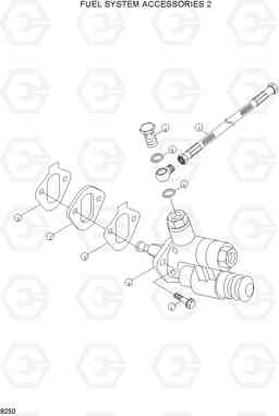 8250 FUEL SYSTEM ACCESSORIES 2 R160LC-3, Hyundai