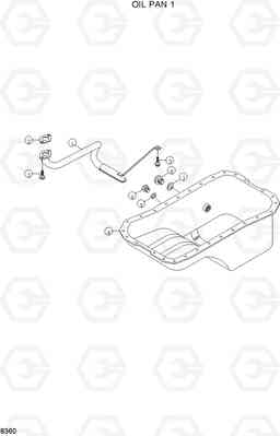 8360 OIL PAN 1 R160LC-3, Hyundai