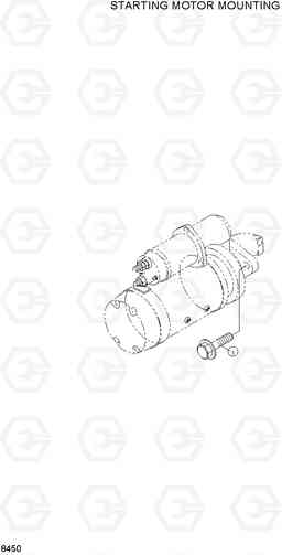 8450 STARTING MOTOR MOUNTING R160LC-3, Hyundai