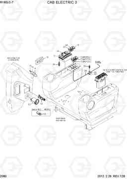 2080 CAB ELECTRIC 3 R160LC-7, Hyundai