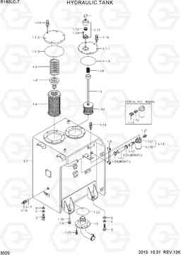 3020 HYDRAULIC TANK R160LC-7, Hyundai