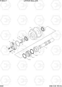 5030 UPPER ROLLER R160LC-7, Hyundai