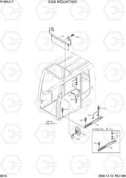 6010 CAB MOUNTING R160LC-7, Hyundai