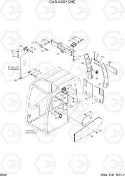 6030 CAB ASSY(2/6) R160LC-7, Hyundai