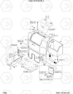 6085 CAB INTERIOR 2 R160LC-7, Hyundai