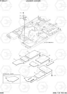 6260 UNDER COVER R160LC-7, Hyundai