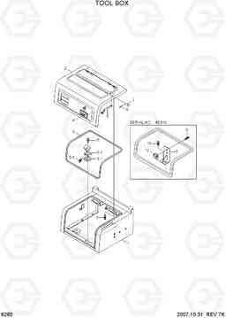 6280 TOOL BOX R160LC-7, Hyundai