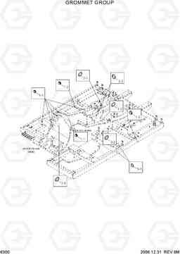 6300 GROMMET GROUP R160LC-7, Hyundai