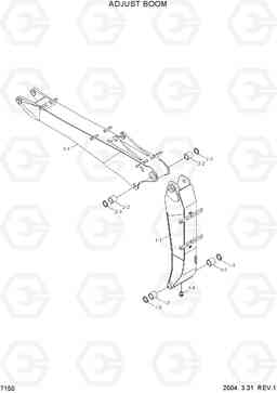 7150 ADJUST BOOM(#0010-) R160LC-7, Hyundai