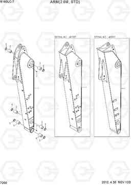 7200 ARM(2.6M, STD) R160LC-7, Hyundai