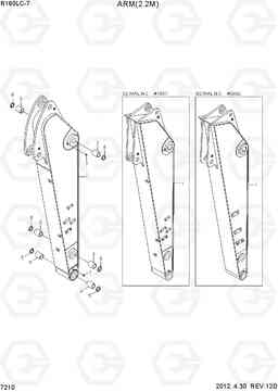 7210 ARM(2.2M) R160LC-7, Hyundai