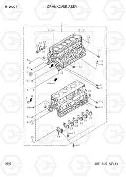 9050 CRANKCASE ASSY R160LC-7, Hyundai