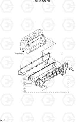 9170 OIL COOLER R160LC-7, Hyundai