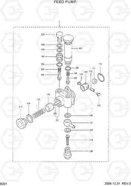 9201 FEED PUMP R160LC-7, Hyundai