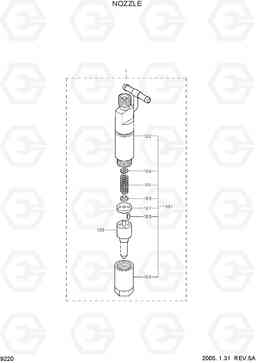 9220 NOZZLE R160LC-7, Hyundai