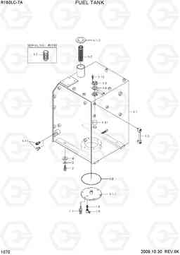 1070 FUEL TANK R160LC-7A, Hyundai