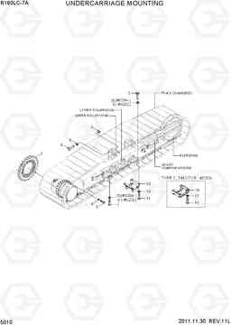 5010 UNDERCARRIAGE MOUNTING R160LC-7A, Hyundai