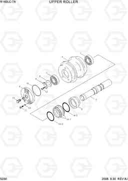 5030 UPPER ROLLER R160LC-7A, Hyundai
