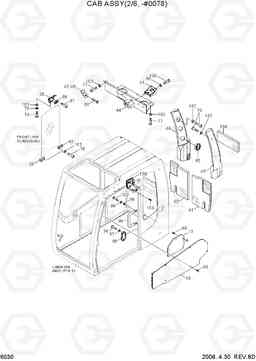 6030 CAB ASSY(2/6, -#0078) R160LC-7A, Hyundai