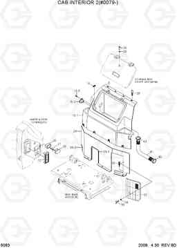 6083 CAB INTERIOR 2(#0079-) R160LC-7A, Hyundai