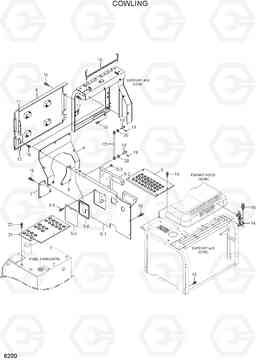 6200 COWLING R160LC-7A, Hyundai