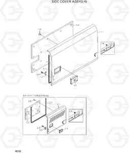 6230 SIDE COVER ASSY(LH) R160LC-7A, Hyundai