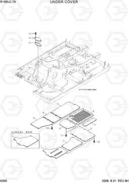 6260 UNDER COVER R160LC-7A, Hyundai