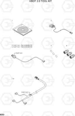 8050 HRDT 2.0 TOOL KIT R160LC-7A, Hyundai