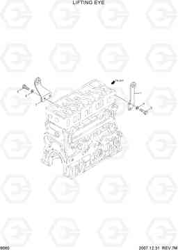 9060 LIFTING EYE R160LC-7A, Hyundai