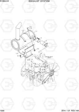 1030 EXHAUST SYSTEM R160LC-9, Hyundai