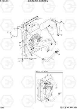 1040 COOLING SYSTEM R160LC-9, Hyundai