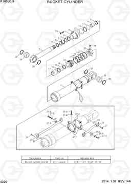 4220 BUCKET CYLINDER R160LC-9, Hyundai