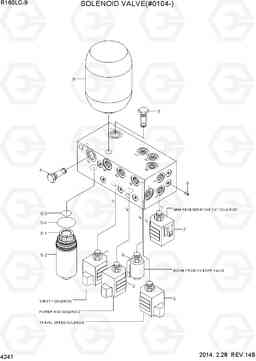 4241 SOLENOID VALVE(#0104-) R160LC-9, Hyundai