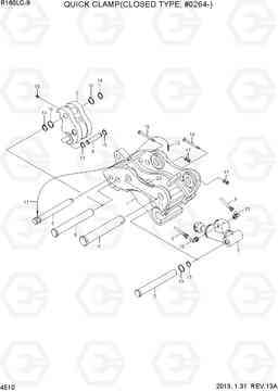 4510 QUICK CLAMP(CLOSED TYPE, #0264-) R160LC-9, Hyundai