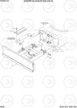 6430 DOZER BLADE(R160LCD-9) R160LC-9, Hyundai