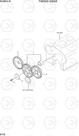 9170 TIMING GEAR R160LC-9, Hyundai